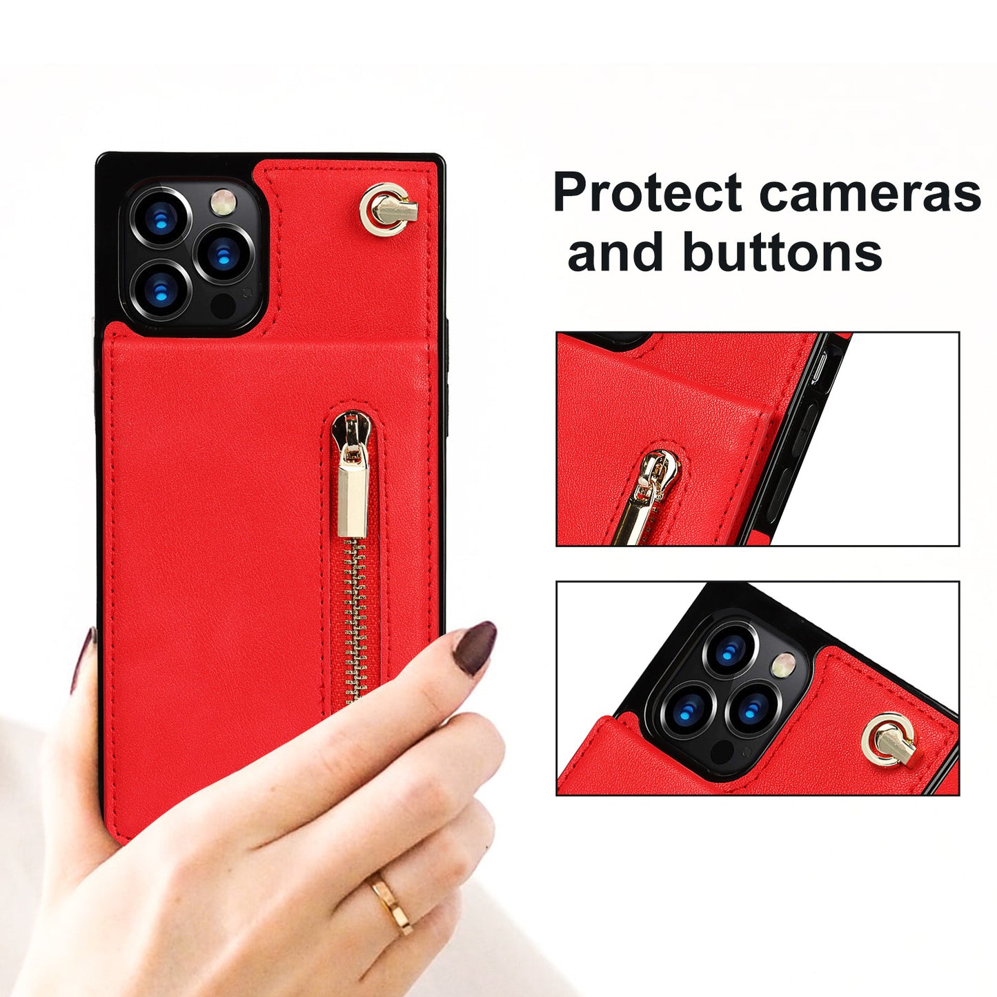 Zipper Phone Case Phone Case Crossbody - tallpapa