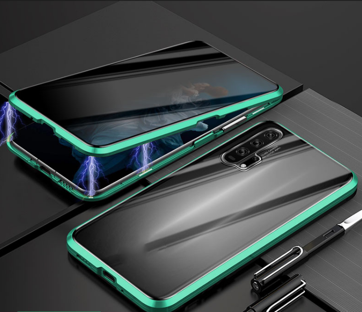 Phone Case Anti-peep Magnetic Protective Shell Magnetic Privacy Glass Case For Phone - tallpapa