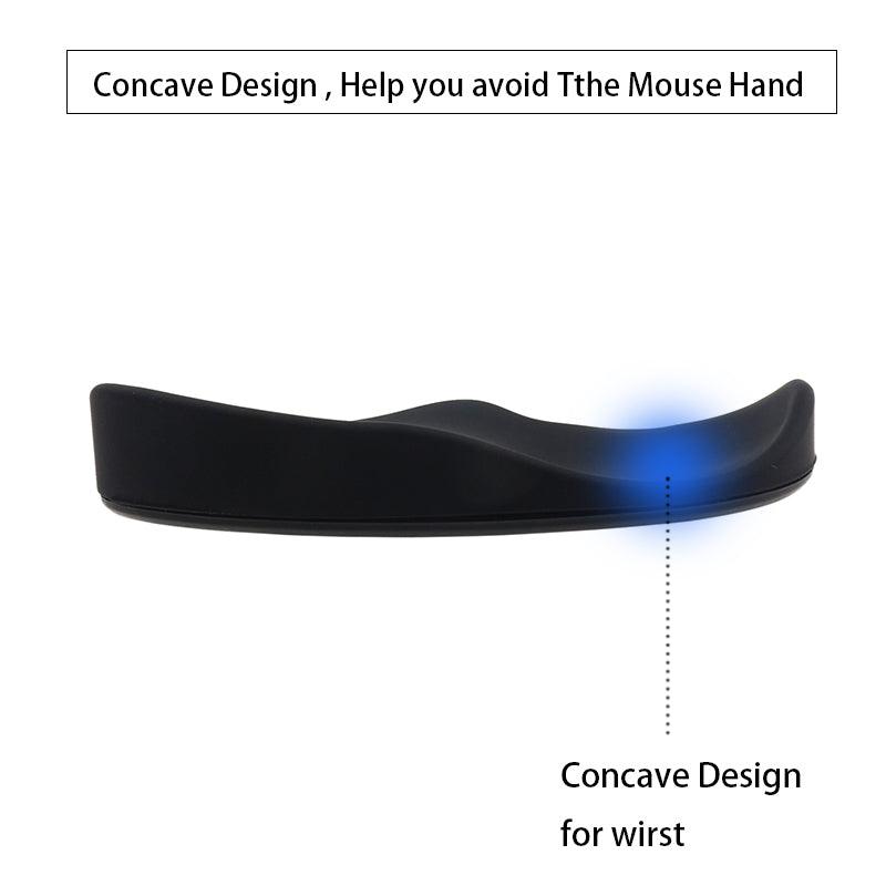 Ergonomic Mouse Wrist Rest Mouse Pads Silicon Gel Non-Slip Streamline Wrist Rest Support Mat Computer Mouse Pad For Office Gaming PC Accessories - tallpapa