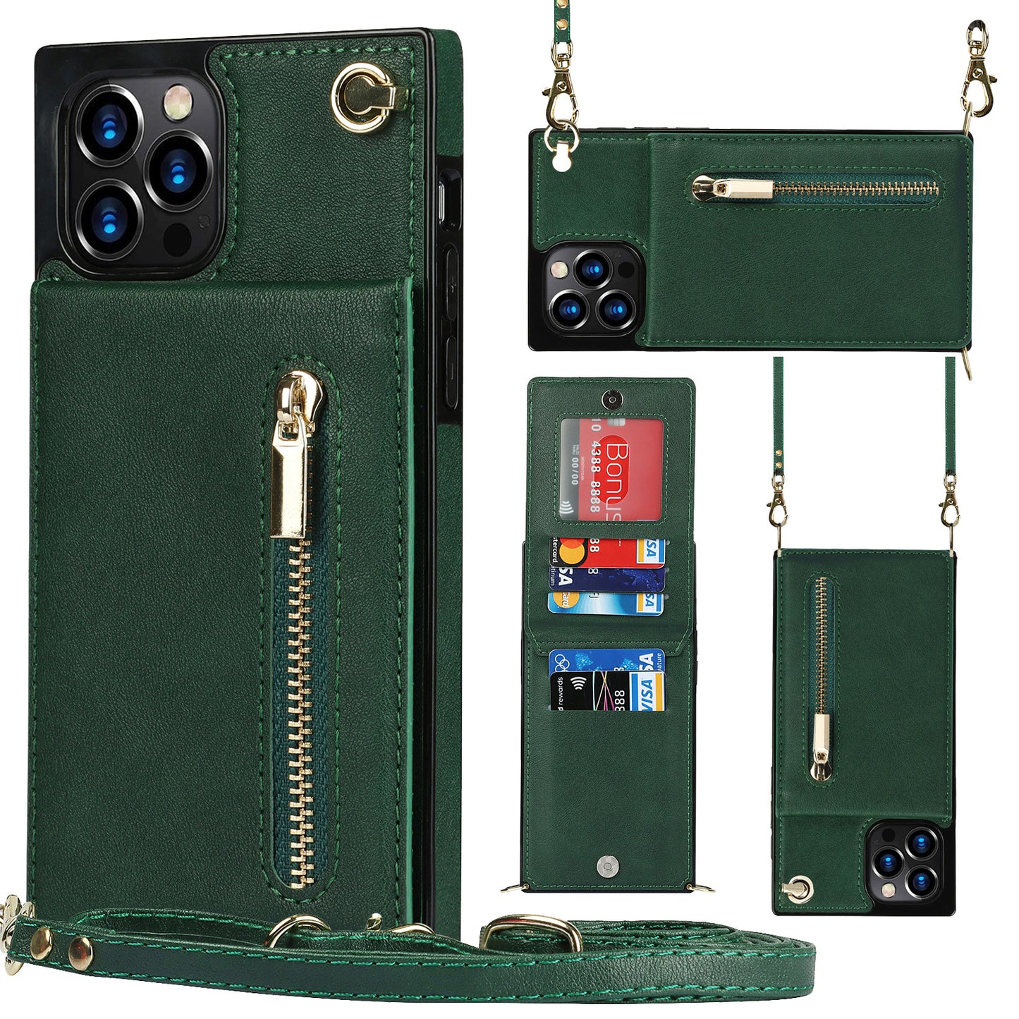 Zipper Phone Case Phone Case Crossbody - tallpapa
