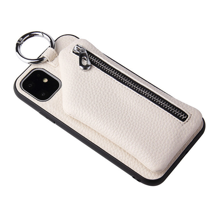 Compatible WithApple, Compatible WithApple , PU Leather Strap Cord Coin Purse Phone Cases ForiPhone XR X XS 12PRO 11 PRO MAX 7 8 PLUS SE Crossbody Neck Lanyard Wallet Cover - tallpapa