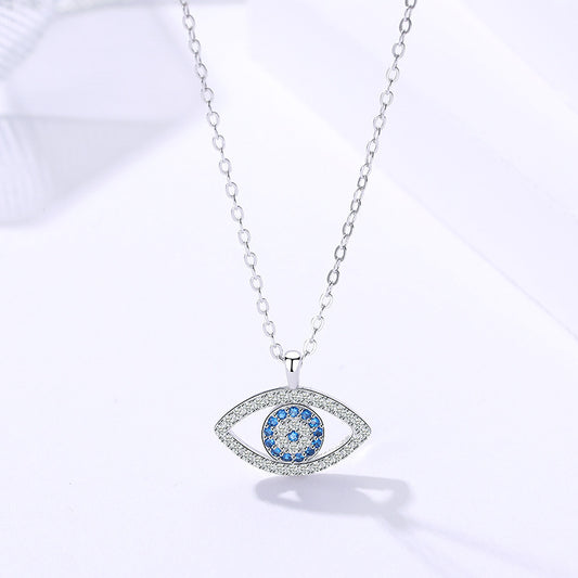 Sterling Silver Jewelry Atmospheric Eye Necklace Eye Pendant