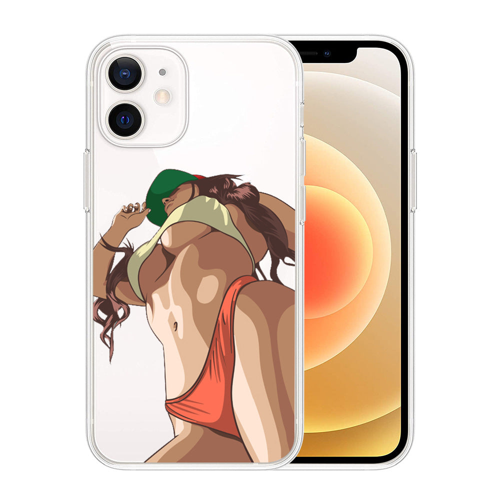 European And American Sexy Beauty Phone Case - tallpapa
