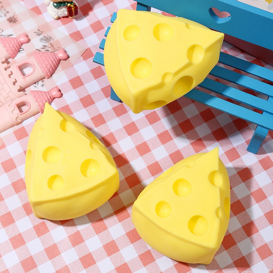 Tallpa Squishy Cheese Stress Relief Toy (Free Shipping Included) (*Not Edible*)
