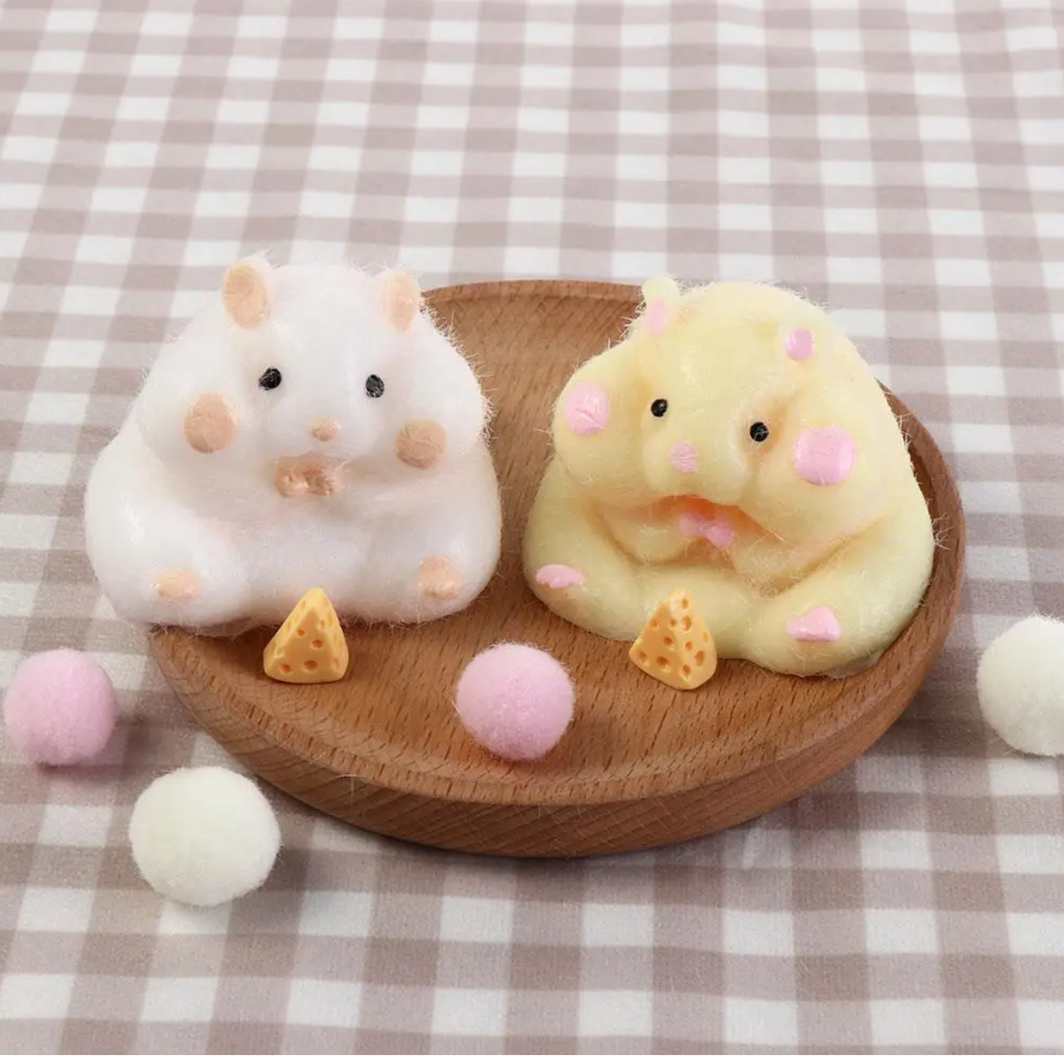 Tallpa Squishy Hamster Stress Relief Toy - (Free Shipping Included) (*Not Edible*)