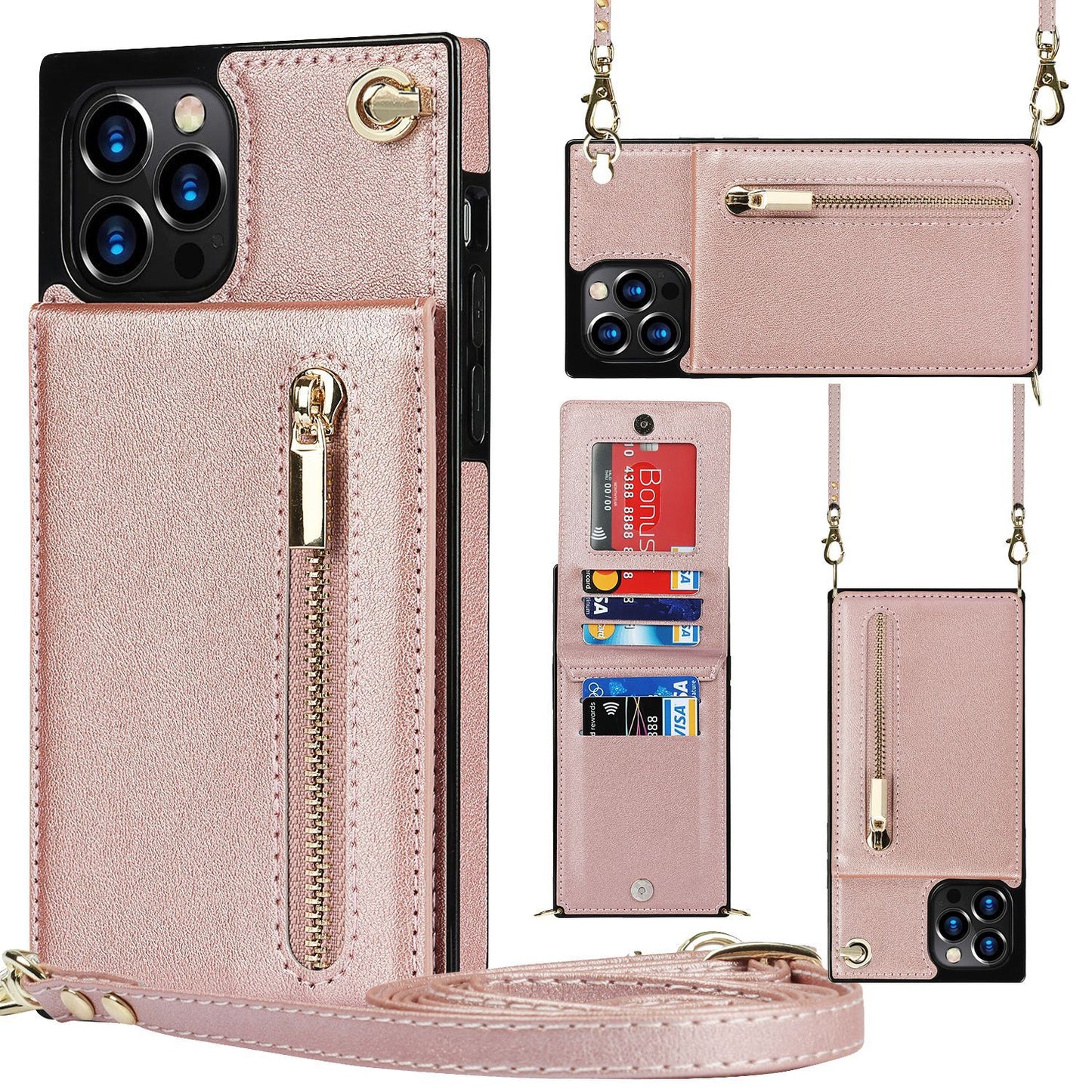 Zipper Phone Case Phone Case Crossbody - tallpapa