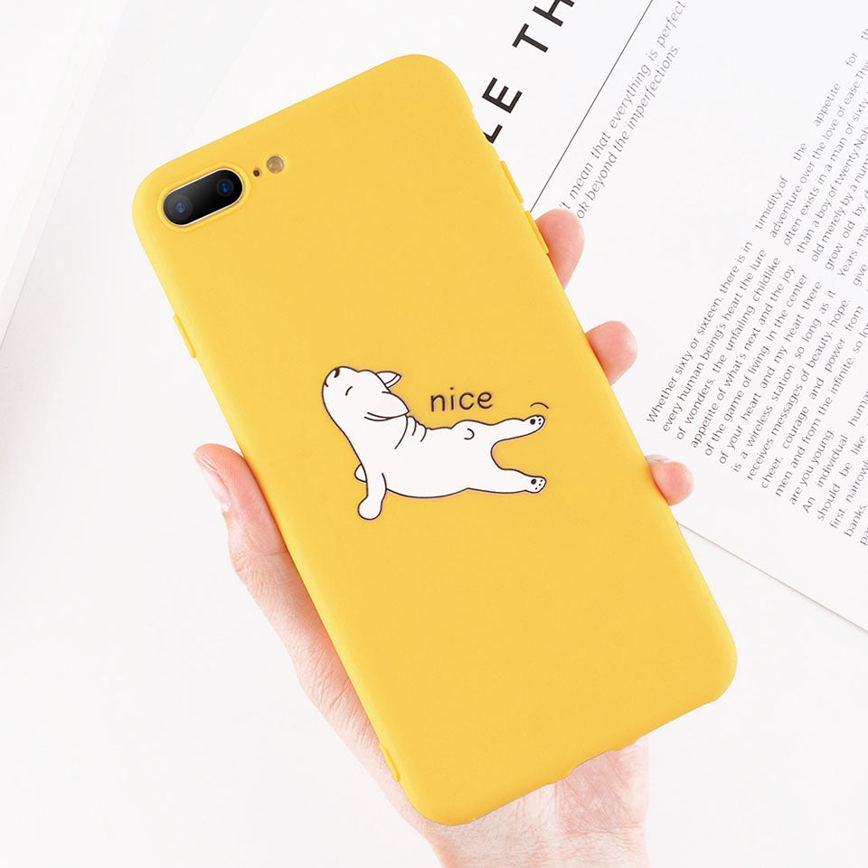 Compatible With Apple, Funny Cartoon Giraffe Phone Case For 7 8 Plus TPU Silicone Back Cover For X XR XS Max 6 6S Plus Soft Cases - tallpapa