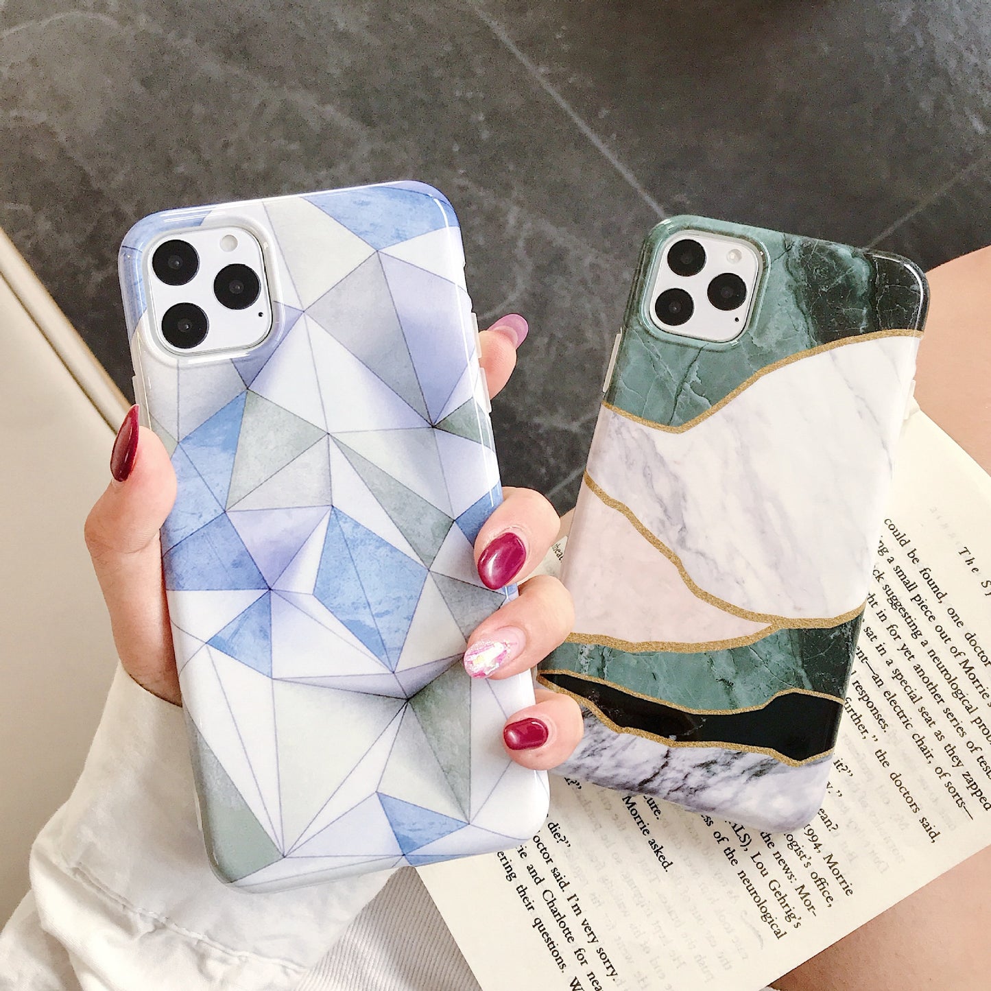 Geometric Marble Cases - tallpapa