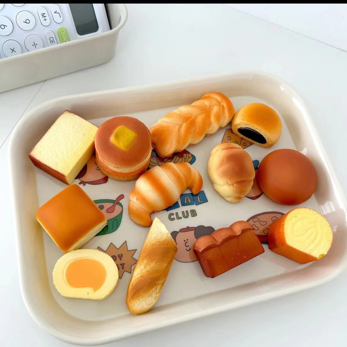 Tallpa Squishy Simulation Food - Bread Decompression Stress Relief Toys (Free Shipping Included) (*Not Edible*)