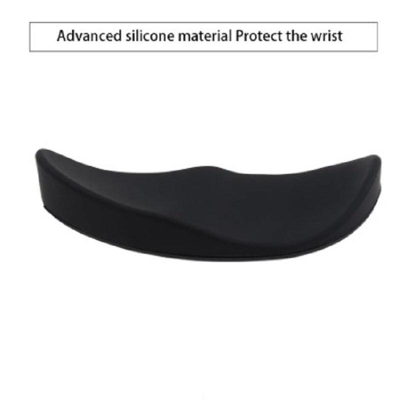 Ergonomic Mouse Wrist Rest Mouse Pads Silicon Gel Non-Slip Streamline Wrist Rest Support Mat Computer Mouse Pad For Office Gaming PC Accessories - tallpapa