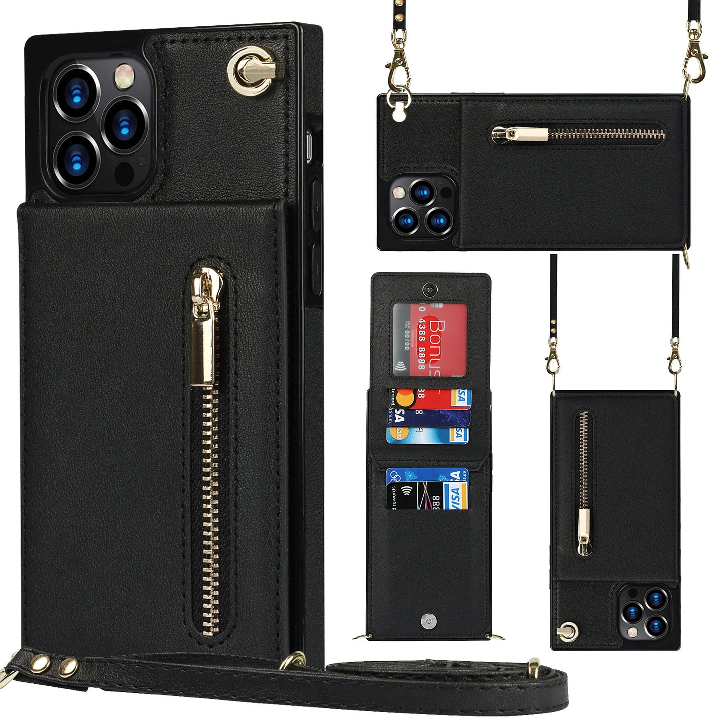 Zipper Phone Case Phone Case Crossbody - tallpapa