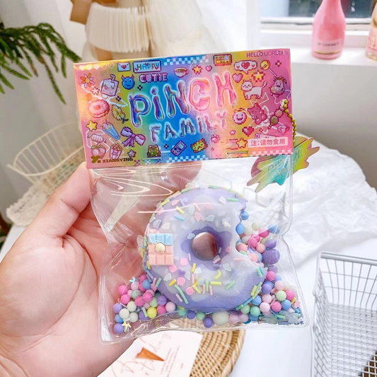 Tallpa Squishy Bitten Donut Stress Relief Toy (Free Shipping Included) (*Not Edible*)