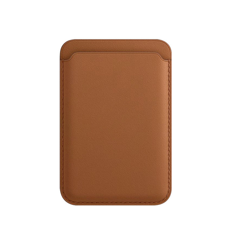 For Magsafe Magnetic Luxury Leather Card Holder Wallet Case For 14 Pro Max 13 12 Phone Bag Adsorption Accessories Cover - tallpapa