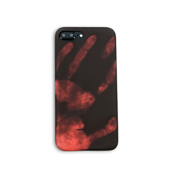 Compatible with Apple, New Hand Thermal Sensor Case For iphone 7 6 6S Plus Fundas Funny Physical thermal discoloration Phone Cases Soft Silicone Cover - tallpapa