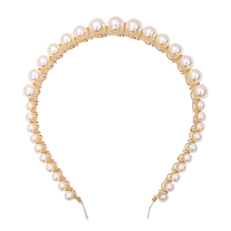 Thin pearl headband - tallpapa