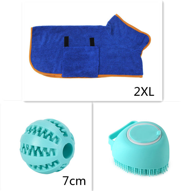 Silicone Dog Bath Massage Gloves Brush Pet Cat Bathroom Cleaning Tool Comb Brush For Dog Can Pour Shampoo Dog Grooming Supplies - tallpapa