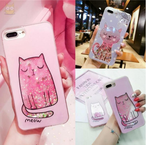 Compatible with Apple, Cat Phone Cases for iPhone 6 to iPhone X - tallpapa