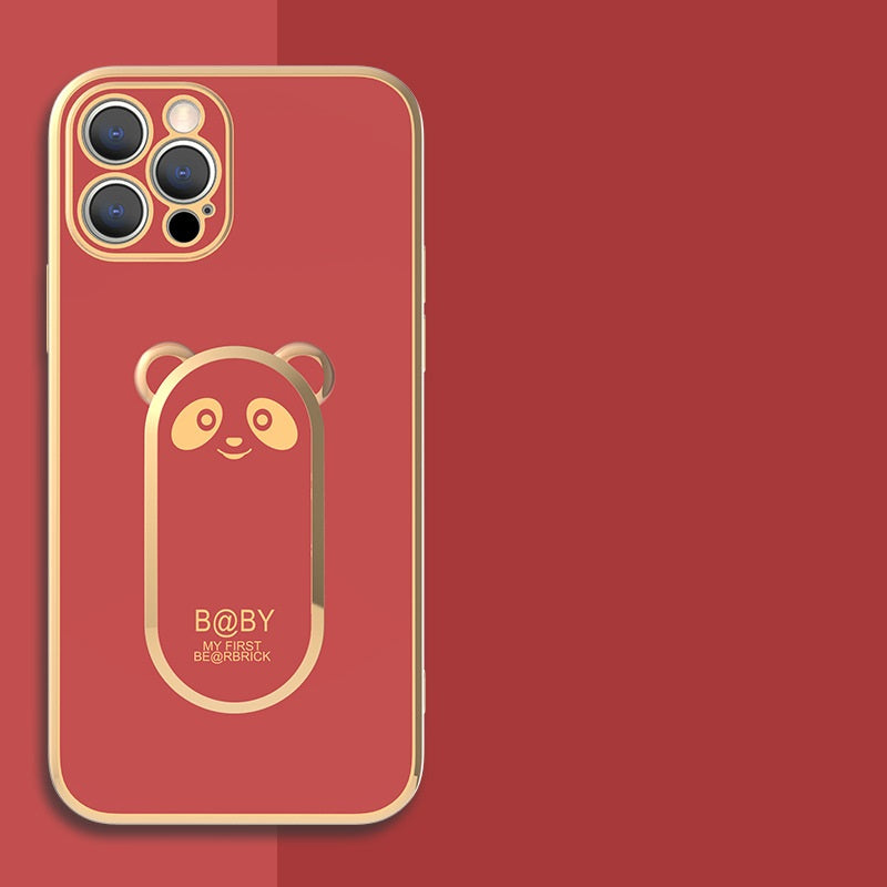 Panda Magnetic Ring Holder Phone Case Cover - tallpapa