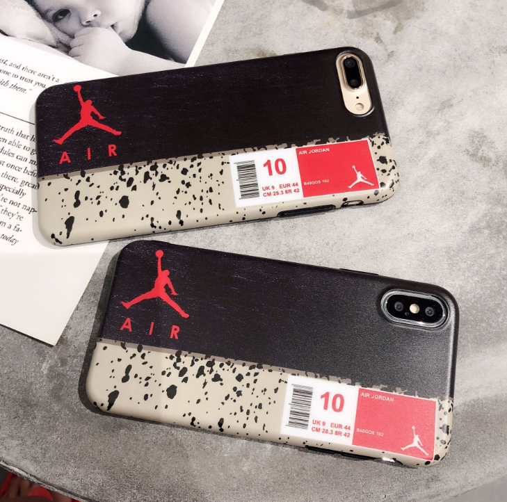 Compatible with Apple, Compatible with Apple , Hot Brand fly man Jordan soft silicon Cover case for iphone 6 6S plus 7 plus 8 8plus X XR XS MAX junmp fashion phone cases coque - tallpapa