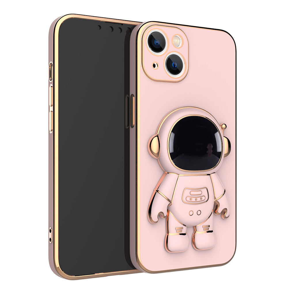 3D Astronaut Phone Case Anti-Drop Electroplating Bracket - tallpapa