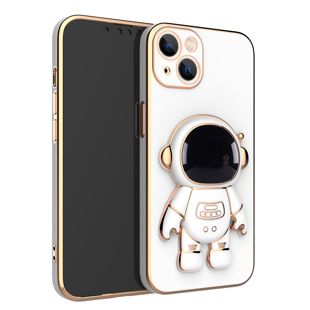 3D Astronaut Phone Case Anti-Drop Electroplating Bracket - tallpapa