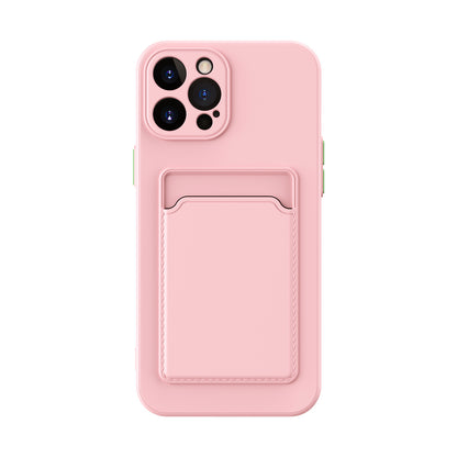 Simple Pure Color Liquid Silicone Phone Case - tallpapa