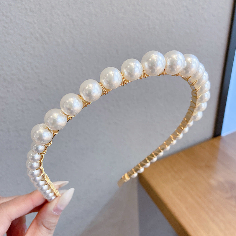 Thin pearl headband - tallpapa