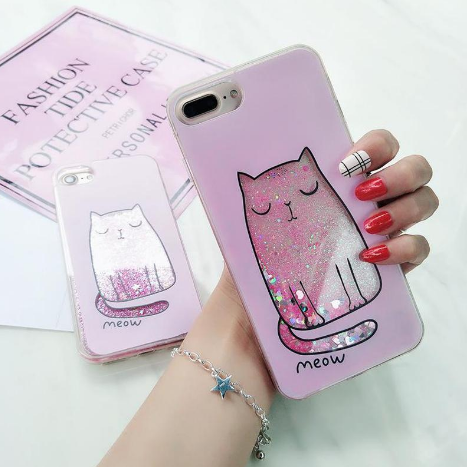 Compatible with Apple, Cat Phone Cases for iPhone 6 to iPhone X - tallpapa