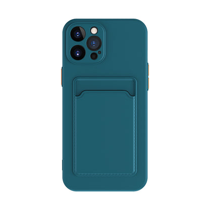 Simple Pure Color Liquid Silicone Phone Case - tallpapa