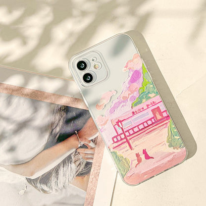 Soft Silicone Two Cat Mobile Phone Cases - tallpapa