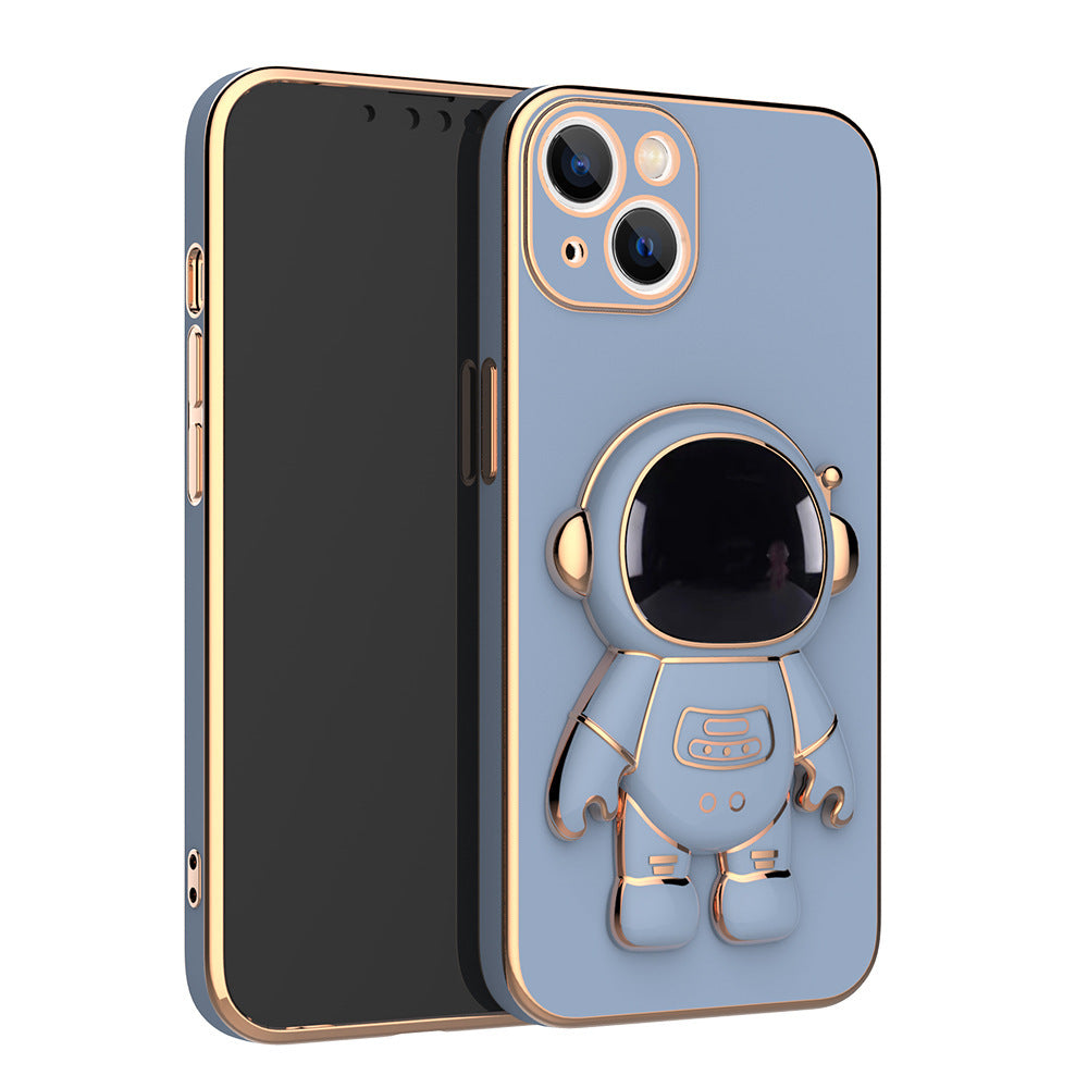 3D Astronaut Phone Case Anti-Drop Electroplating Bracket - tallpapa