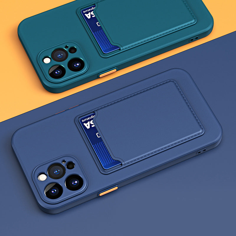 Simple Pure Color Liquid Silicone Phone Case - tallpapa