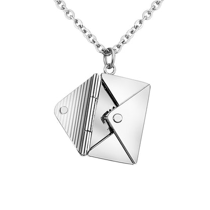 Fashion Jewelry Envelop Necklace Women Lover Letter Pendant Best Gifts For Girlfriend - tallpapa