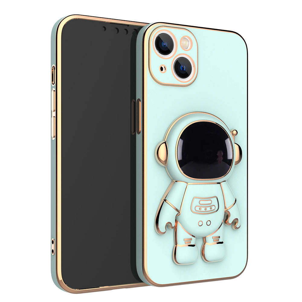 3D Astronaut Phone Case Anti-Drop Electroplating Bracket - tallpapa