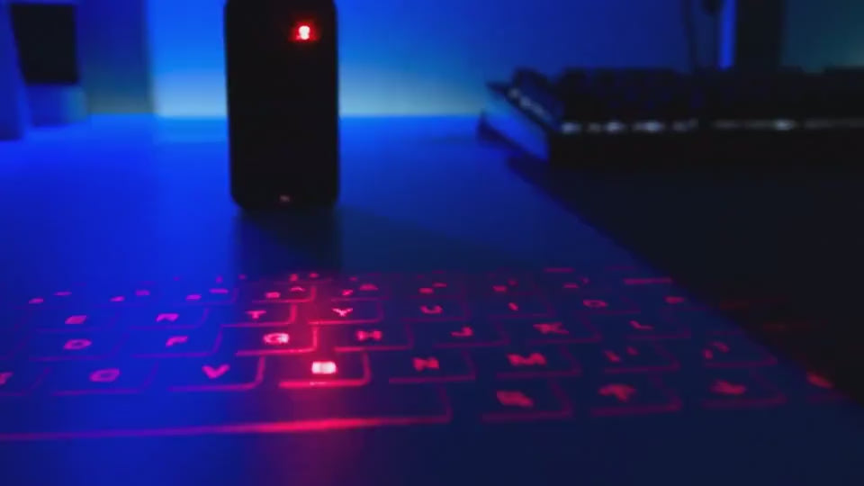 Bluetooth Wireless Laser Keyboard